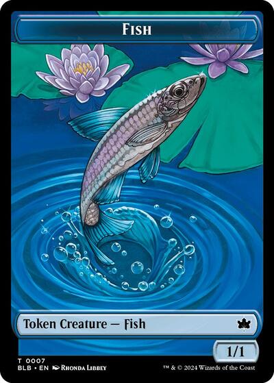 Fish Token (Bloomburrow) Light Play