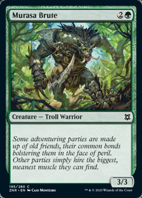 Murasa Brute (Zendikar Rising) Damaged / Poor