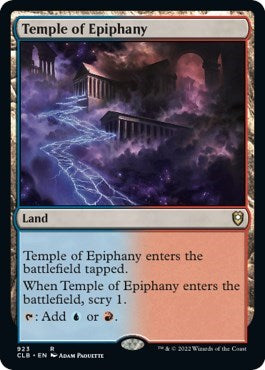 Temple of Epiphany (Commander Legends: Battle for Baldur's Gate) Light Play