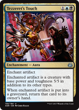 Tezzeret's Touch (Aether Revolt) Light Play Foil