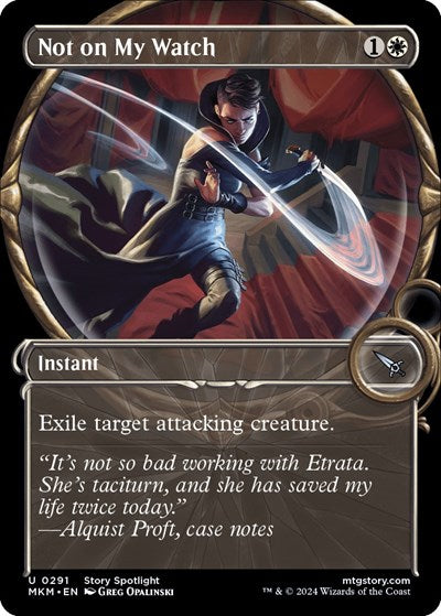Not on my Watch (Showcase) (Murders at Karlov Manor) Light Play Foil