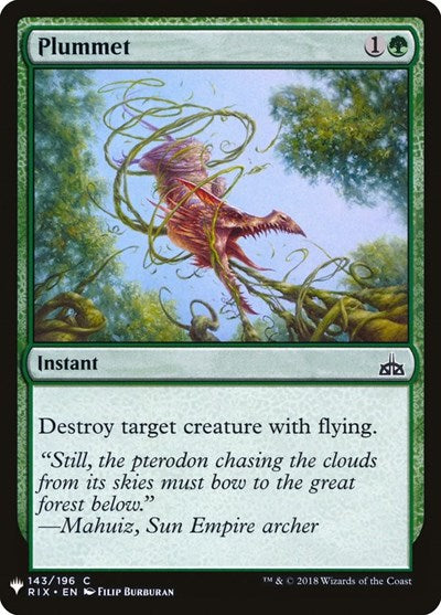 Plummet (Mystery Booster) Light Play