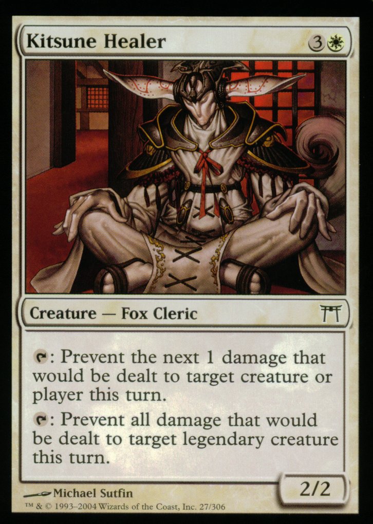 Kitsune Healer (Champions of Kamigawa) Light Play
