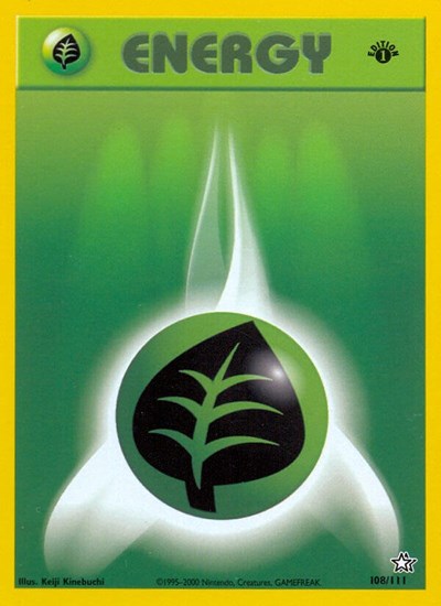 Grass Energy (Neo Genesis) Medium Play Unlimited