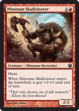 Minotaur Skullcleaver (Theros) Medium Play