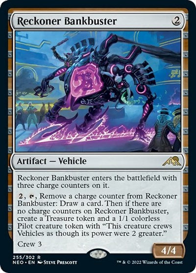 Reckoner Bankbuster (Kamigawa: Neon Dynasty) Light Play