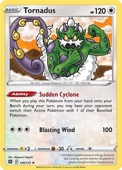 Tornadus (SWSH09: Brilliant Stars) Light Play