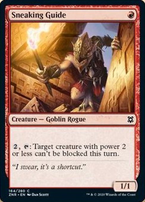 Sneaking Guide (Zendikar Rising) Light Play Foil