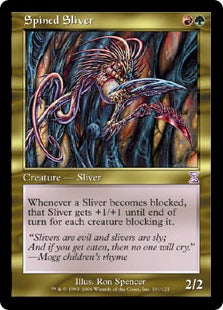 Spined Sliver (Time Spiral Time Shifted) Damaged / Poor