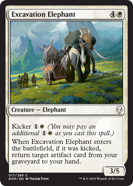 Excavation Elephant (Dominaria) Light Play