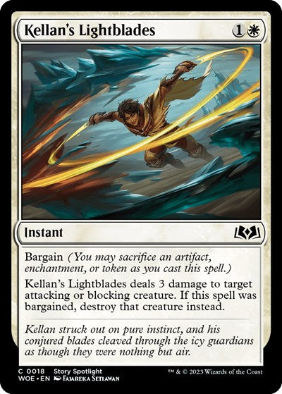 Kellan's Lightblades (Wilds of Eldraine) Light Play