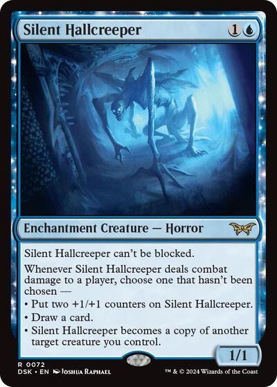 Silent Hallcreeper (Duskmourn: House of Horror) Light Play