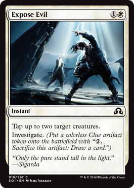 Expose Evil (Shadows Over Innistrad) Light Play