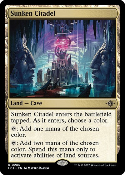 Sunken Citadel (The Lost Caverns of Ixalan) Light Play