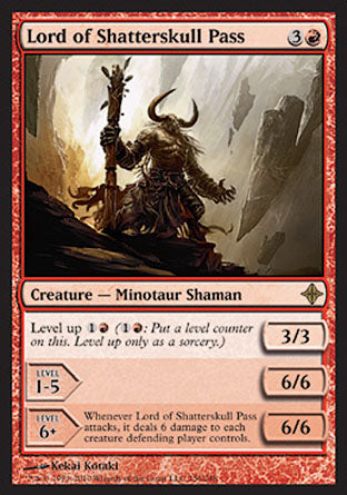 Lord of Shatterskull Pass (Rise of the Eldrazi) Light Play