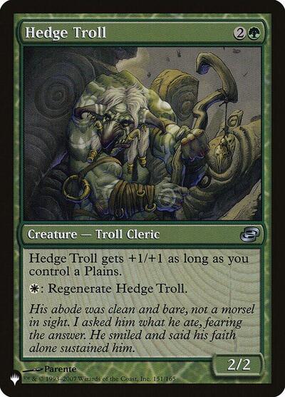 Hedge Troll (The List) Light Play