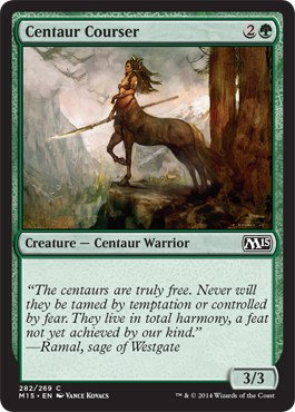 Centaur Courser (Magic 2015 Core Set) Light Play
