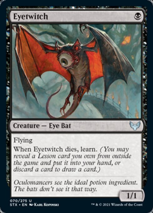 Eyetwitch (Strixhaven) Light Play