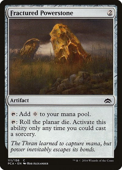 Fractured Powerstone (Planechase Anthology) Light Play