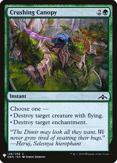 Crushing Canopy (Mystery Booster) Light Play