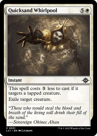 Quicksand Whirlpool (The Lost Caverns of Ixalan) Light Play Foil
