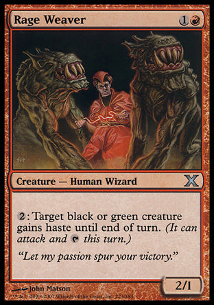 Rage Weaver (10th Edition) Light Play