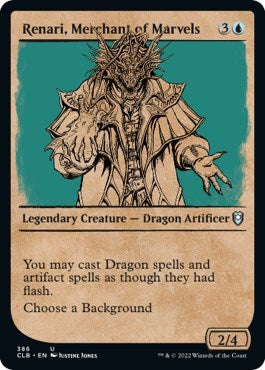 Renari, Merchant of Marvels (Showcase) (Commander Legends: Battle for Baldur's Gate) Light Play