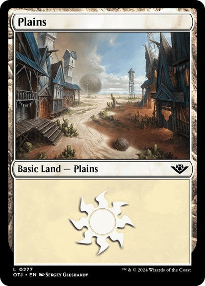 Plains (0277) (Outlaws of Thunder Junction) Light Play Foil