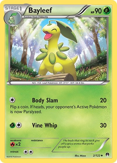 Bayleef (XY - BREAKpoint) Heavy Play