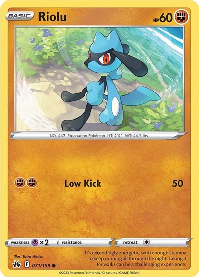 Riolu (Crown Zenith) Medium Play