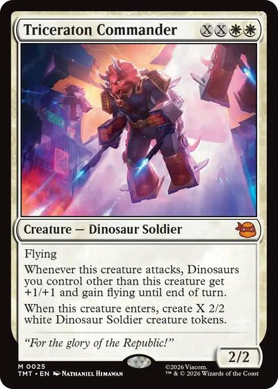 Triceraton Commander (Teenage Mutant Ninja Turtles) Light Play