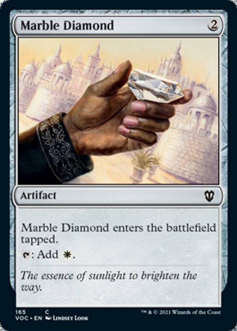 Marble Diamond (Commander 2021 Crimson Vow) Light Play