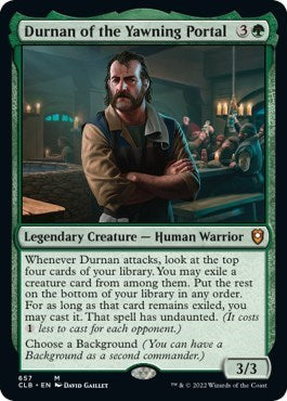 Durnan of the Yawning Portal (Commander Legends: Battle for Baldur's Gate) Light Play Foil