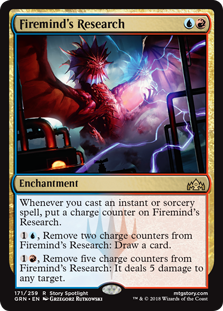 Firemind's Research (Guilds of Ravnica) Light Play