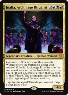 Inalla, Archmage Ritualist (Commander 2017) Light Play Foil