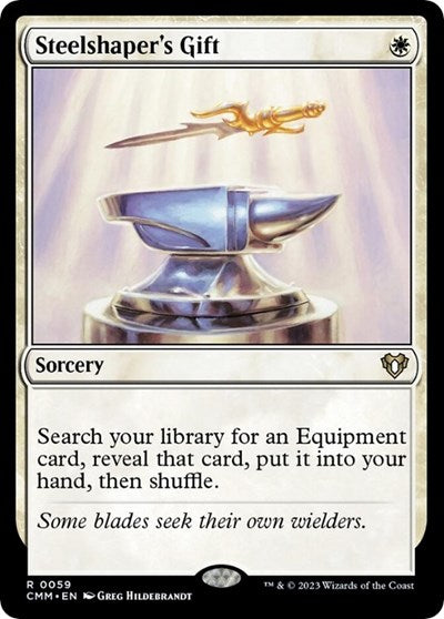 Steelshaper's Gift (Commander Masters) Near Mint Foil