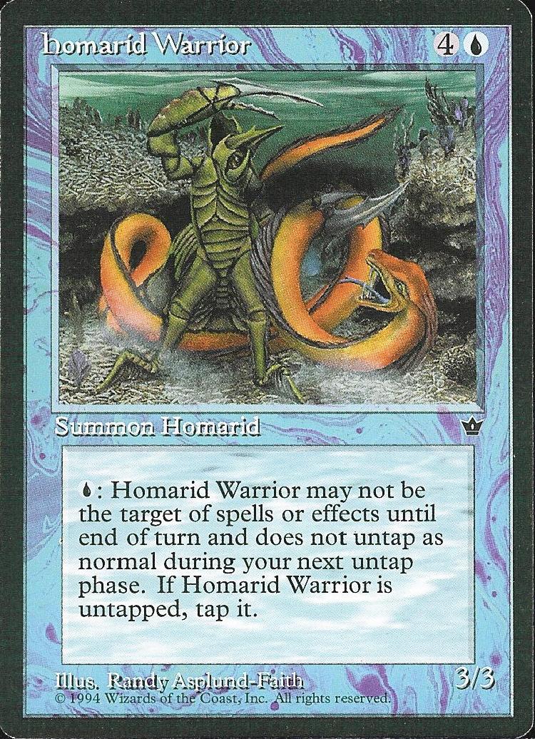 Homarid Warrior (Asplund-Faith) (Fallen Empires) Medium Play