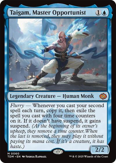 Taigam, Master Opportunist (Tarkir: Dragonstorm) Light Play Foil
