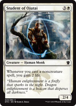 Student of Ojutai (Dragons of Tarkir) Medium Play