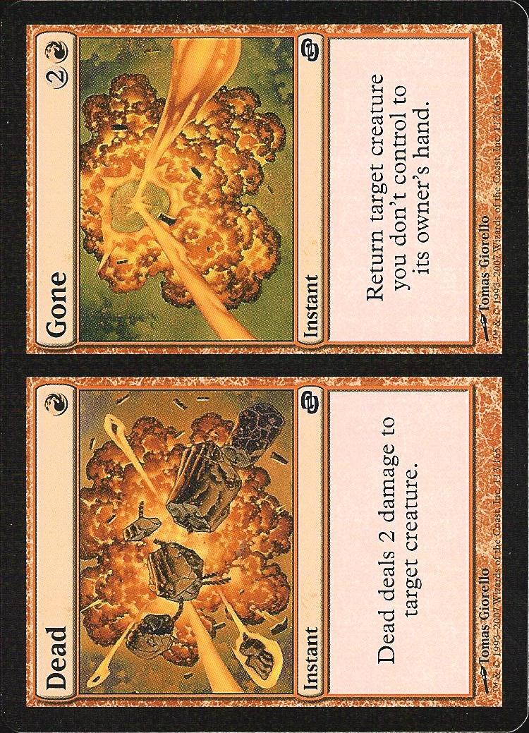 Dead / Gone (Planar Chaos) Light Play