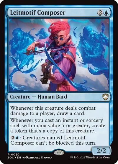 Leitmotif Composer (Commander: Secrets of Strixhaven) Light Play