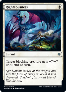 Righteousness (Throne of Eldraine) Light Play