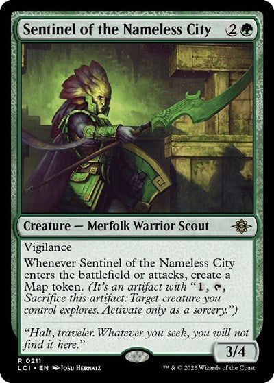 Sentinel of the Nameless City (The Lost Caverns of Ixalan) Light Play