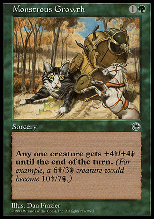 Monstrous Growth (1) (Portal) Near Mint