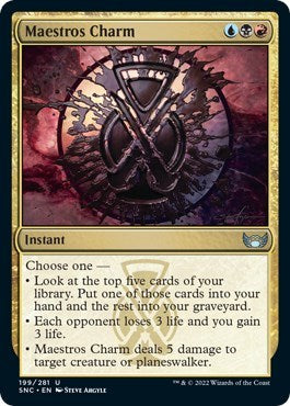 Maestros Charm (Streets of New Capenna) Damaged / Poor