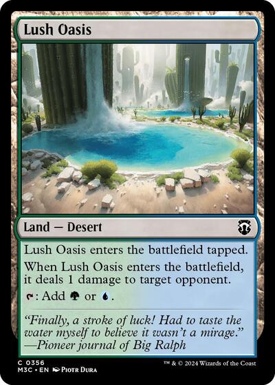 Lush Oasis (Commander: Modern Horizons 3) Light Play