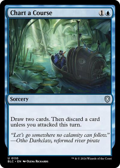 Chart a Course (Commander: Bloomburrow) Light Play