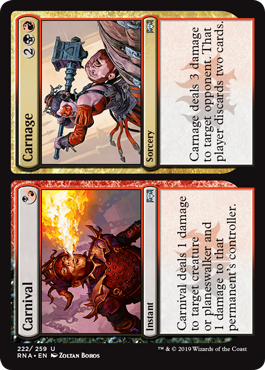 Carnival Carnage (Ravnica Allegiance) Medium Play Foil
