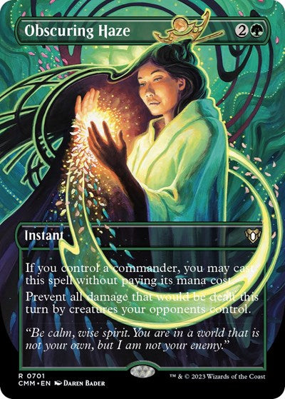 Obscuring Haze (Borderless) (Commander Masters) Light Play