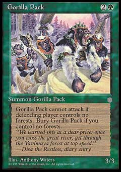 Gorilla Pack (Ice Age) Medium Play